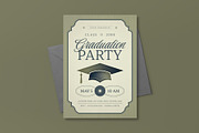 Graduation Party Invitation, an Invitation Template by graphicook (Thumbnail 3 of 3)