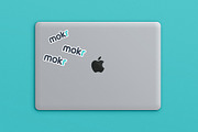 Sticker Mockup, a Merchandise Mockup by Mokr (Thumbnail 6 of 12)