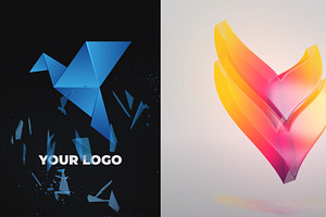 Crystal Shatter Logo After Effects