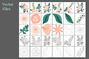 Floral Vector Clip Art | Daphney, an Illustration by Preyer Design (Thumbnail 5 of 5)