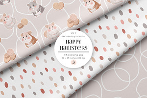 Seamless Kids Pattern Collection, a Pattern Graphic by PROTEA Watercolor Studio