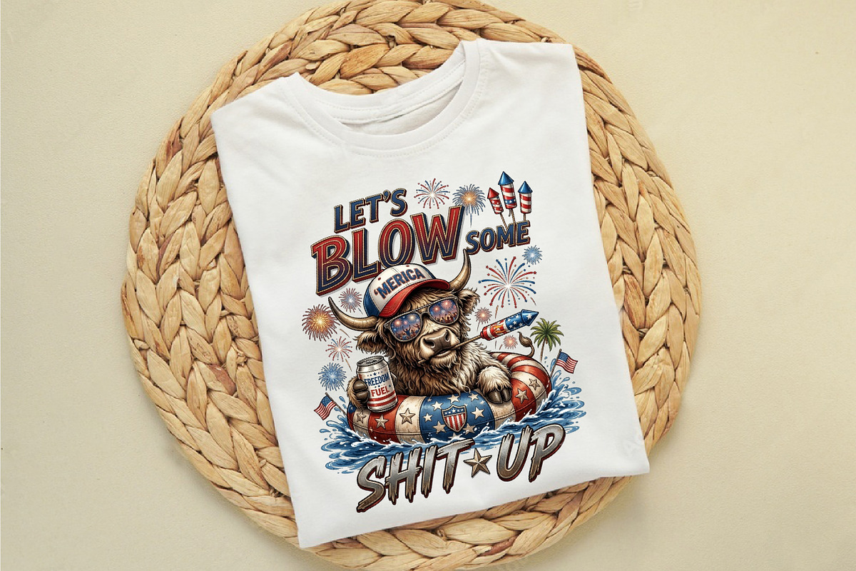 Patriotic 4th of July Sublimation, a Seasonal Illustration by designcity5 (Photo 2 of 4)