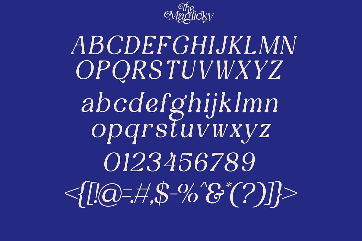 Glory - Hand Draw Italic Serif, a Serif Font by Luna Shop (Photo 5 of 8)