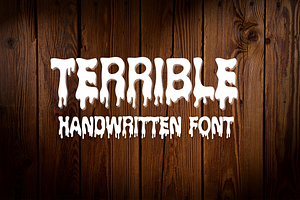 Terrible Handwritten Font