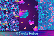 Psychodelic St. Patrick's Day, a Pattern Graphic by AntonPix Studio (Thumbnail 2 of 15)