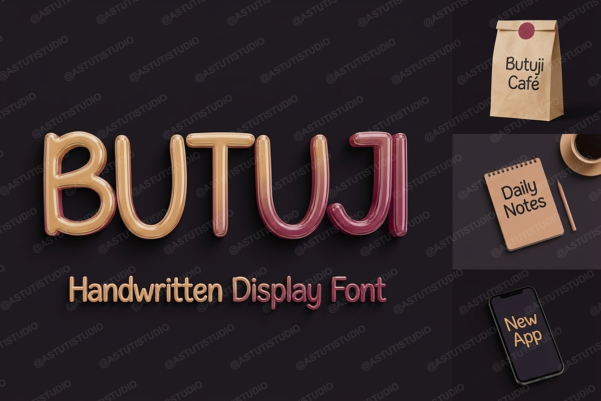 Butuji - Modern Luxury Serif, a Serif Font by Astuti Studio (Photo 4 of 18)