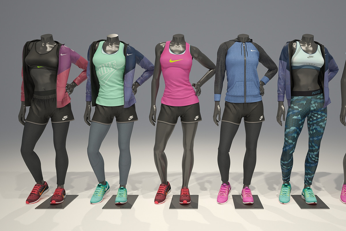 Female mannequin pack 1, a Characters & Person 3D Model by mrGarret (Photo 10 of 22)