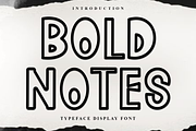 Bold Notes, a Script Font by FreshTypeINK (Thumbnail 1 of 8)