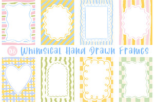 Whimsical Hand Drawn Frames Bundle
