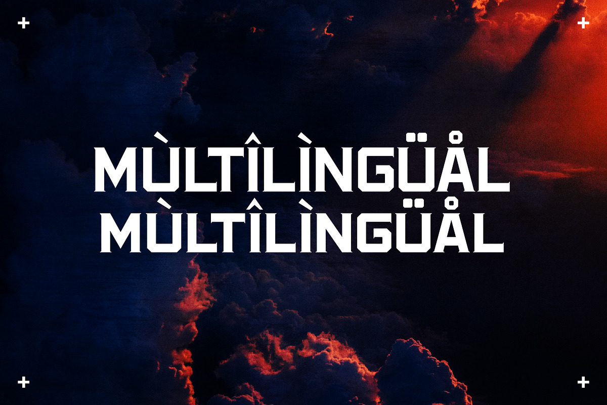 Thunder Squad DIsplay Typeface Font, a Sans Serif Font by Storytype Studio (Photo 12 of 15)