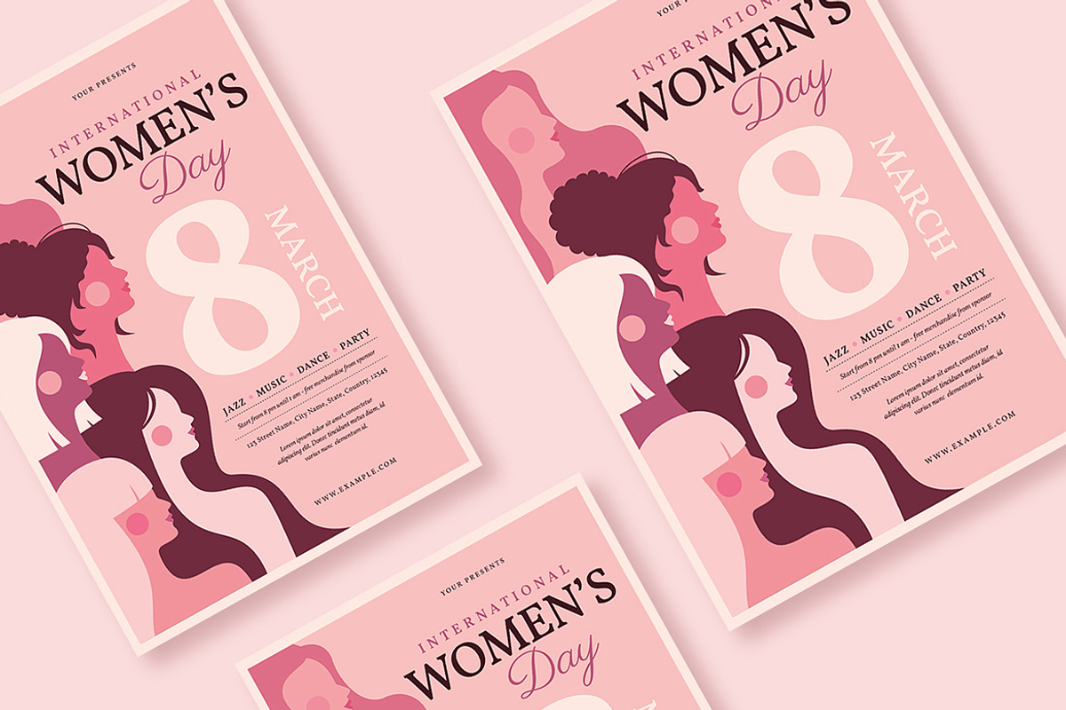 Women's Day Flyer, a Flyer Template by Esui Studio (Photo 3 of 4)