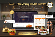 Foody - Food Delivery HTML Template, a Bootstrap Template by Themeplaza (Thumbnail 1 of 7)