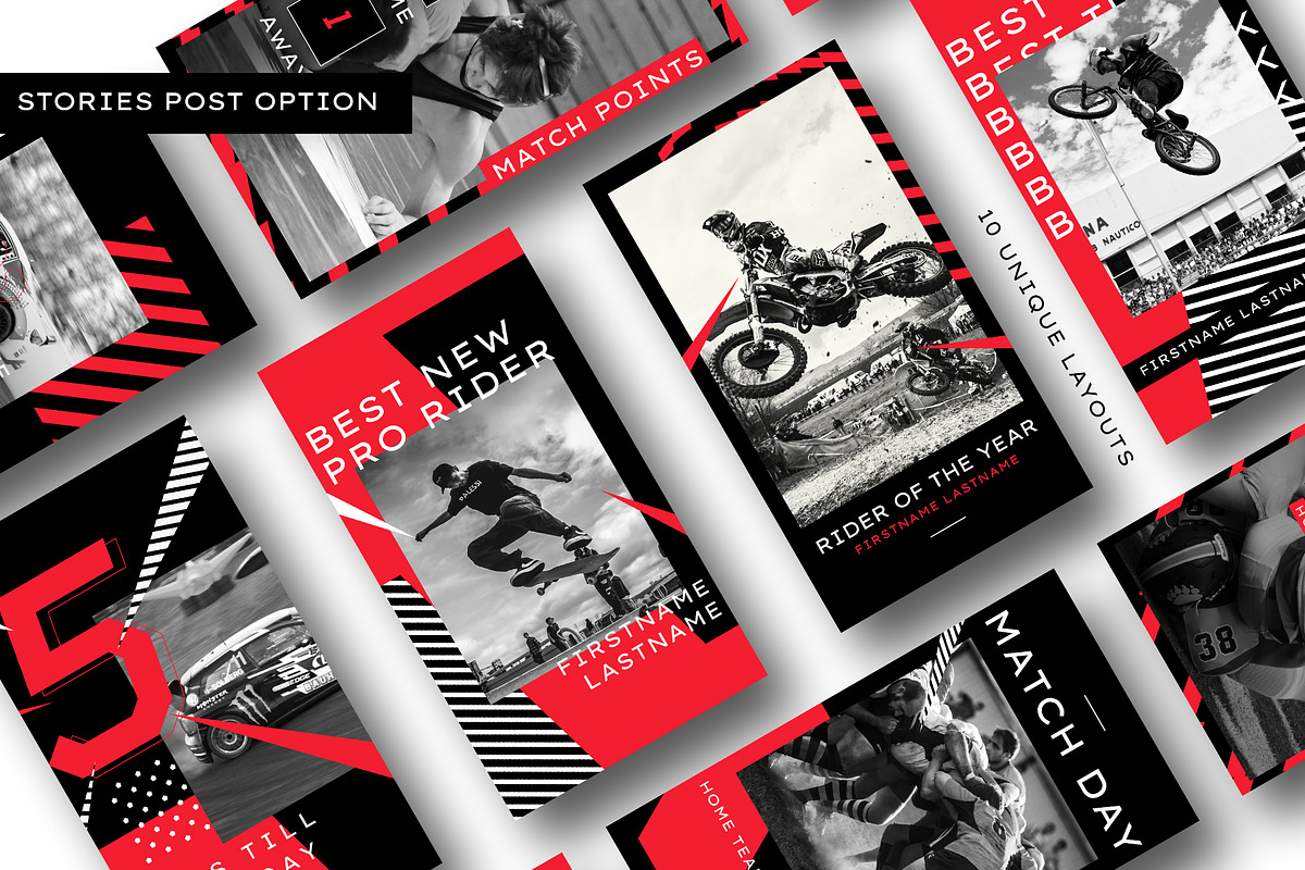 VELOCITY - HI-SPEED IG KIT, a Social Media Template by GOAT Design Co. (Photo 4 of 10)