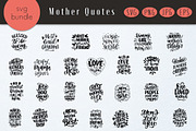 Mother Quotes SVG Bundle, an Illustration by rinaletters (Thumbnail 1 of 7)