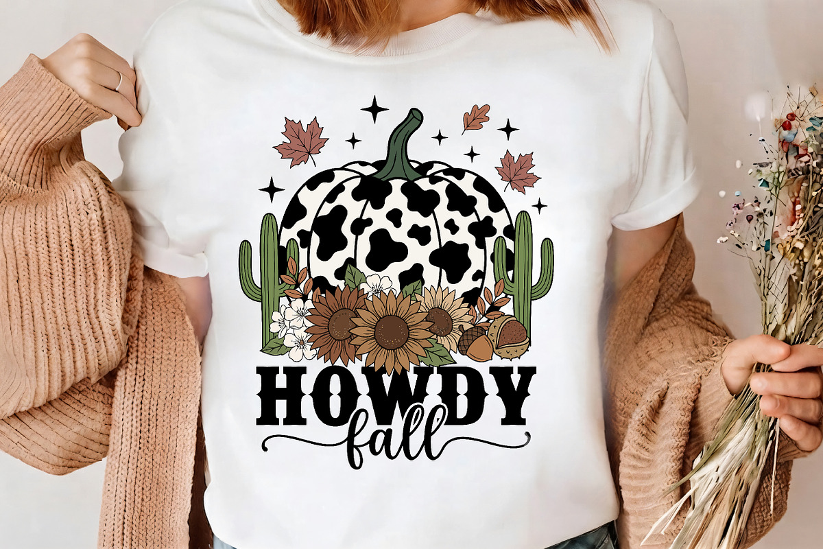 Cow print pumpkin with sunflowers, a Seasonal Illustration by CrexoraLab (Photo 3 of 4)