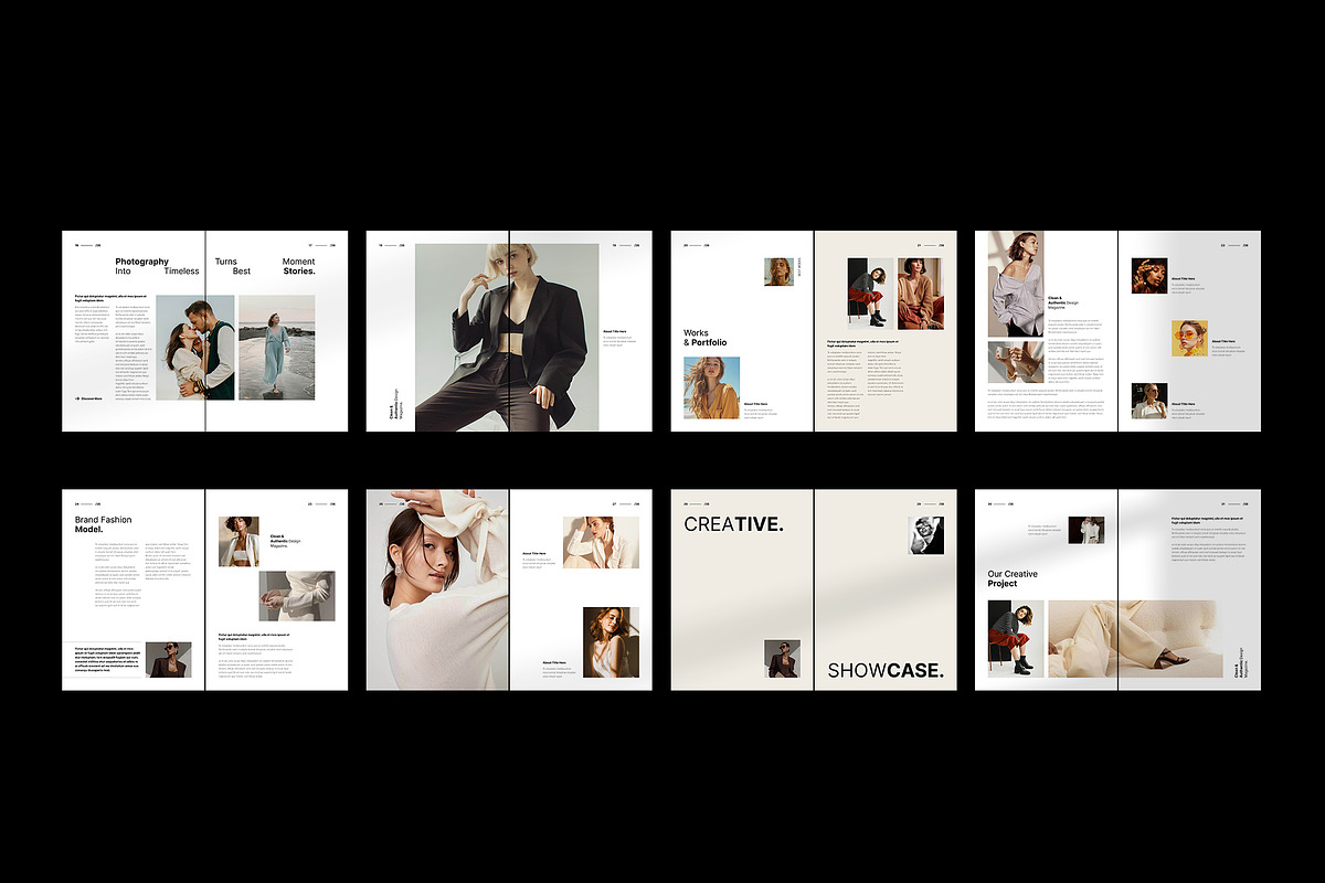 PORTFOLIO Magazine Brochure Template, a Magazine Template by TemplateFolio-Shop (Photo 17 of 18)