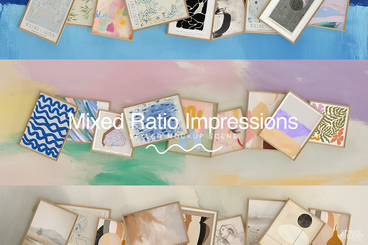 SHOP BANNER | Ratio mix frame mockup, a Household Mockup by Stykke Studio (Photo 2 of 9)