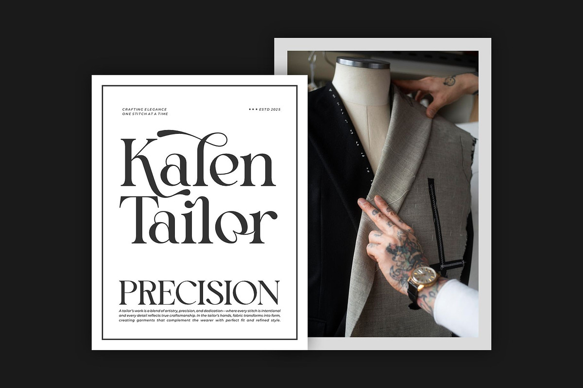 Brokes || Modern Minimalist Serif Fo, a Serif Font by Ermedia Studio (Photo 8 of 10)