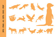 Animal Silhouette Collection Set, an Object Graphic by nandinigraphics (Thumbnail 6 of 7)