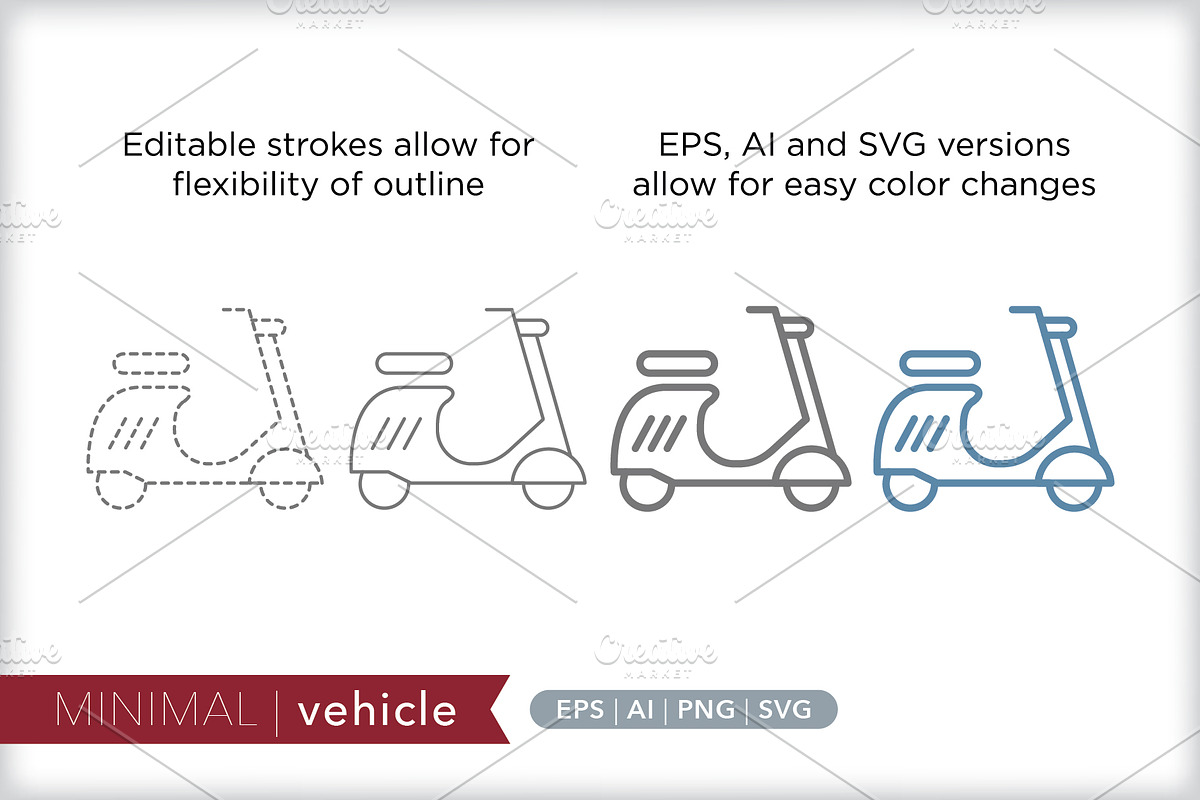 Minimal vehicle icons, an Outline Icon by Picture Window (Photo 5 of 5)