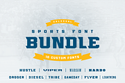 Colossal Sports Font Bundle, a Serif Font by Studio One Four (Thumbnail 1 of 31)