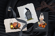 Happy Halloween - holiday clipart, a Seasonal Illustration by Vasmila (Thumbnail 2 of 10)