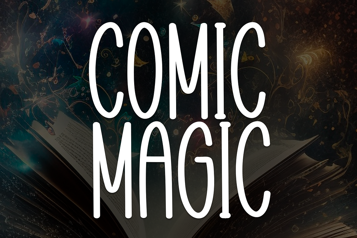 Comic Magic | Script Font, a Script Font by Scratchones (Photo 1 of 8)