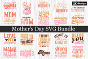 Mother's Day SVG Bundle ,Mothers Des, a Graphic by akazaddesign (Thumbnail 2 of 16)