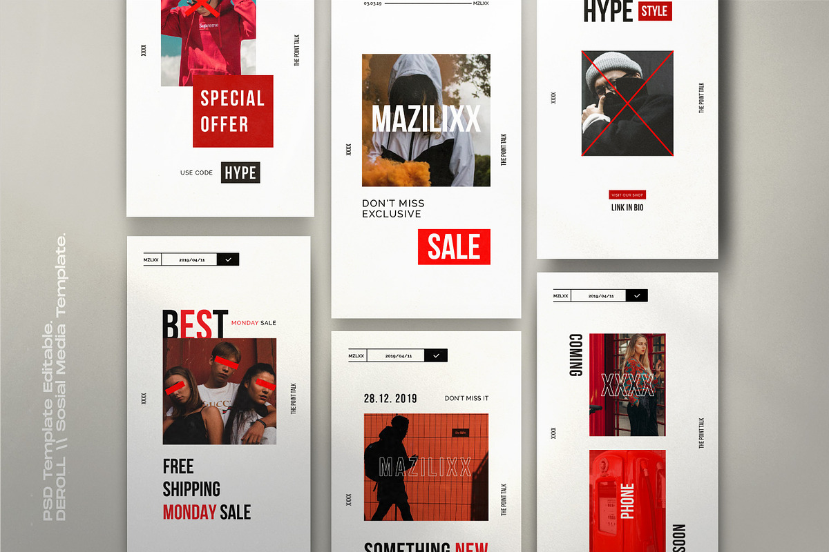 MAZILLAX - Social Media Kit Bundle, a Social Media Template by Dirtytemp Studio (Photo 2 of 14)