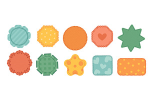 Fabric color patches. Different, an Object Illustration by YummyBuum