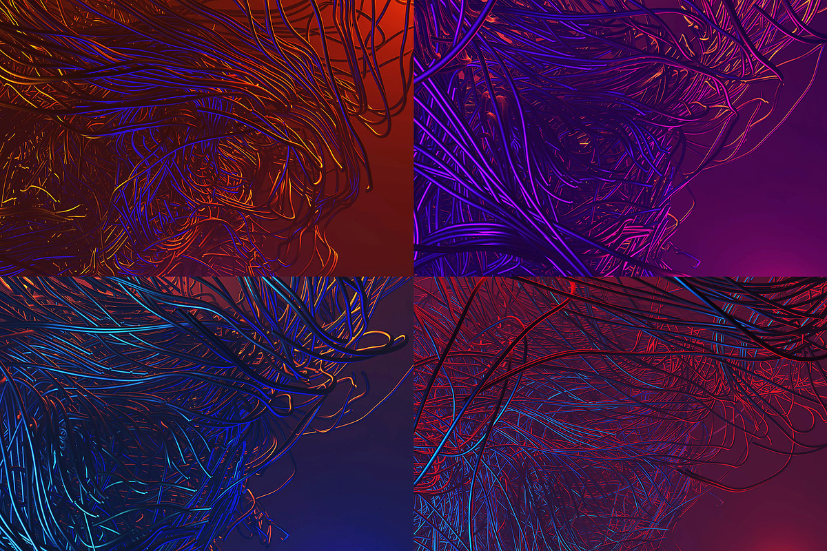 Tentacles - 15 Future 3D Backgrounds, a Texture Graphic by styleWish (Photo 6 of 7)