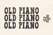 Old Piano | Hand Crafted Font, a Handwritten Font by Madeline ODonoghue Design (Thumbnail 7 of 10)