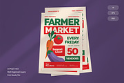 Farmer Market - Flyer, a Brochure Template by Izdihaar_Studio (Thumbnail 1 of 3)