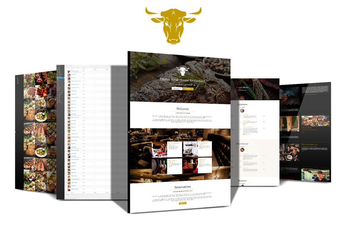 Taurus - Restaurant Responsive Theme, a WordPress Template by SyntaxThemes