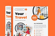 Travel Flyer Design, a Flyer Template by MightyDesign (Thumbnail 2 of 7)