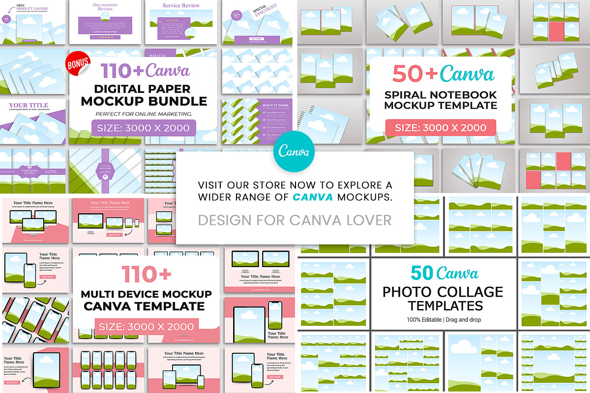 Canva Fram Postcard Mockup Templae, a Product Mockup by Waliullah Solutions (Photo 5 of 5)