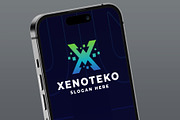 Digital Technology Letter X Logo, a Branding & Logo Template by Design_Planet (Thumbnail 2 of 3)