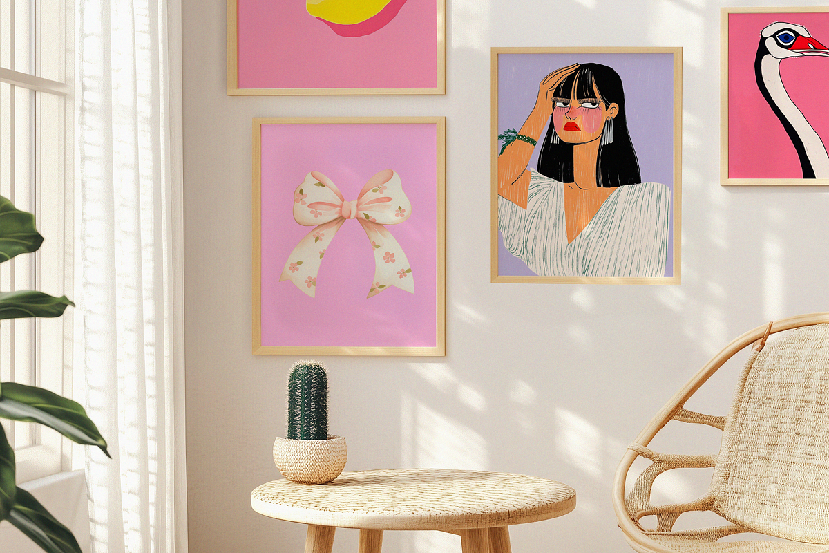 85 Eclectic Art Prints, a Background Graphic by Ann Creative (Photo 7 of 12)