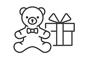 Valentine's day line icon set, an Outline Icon by ElineDesign (Thumbnail 3 of 4)