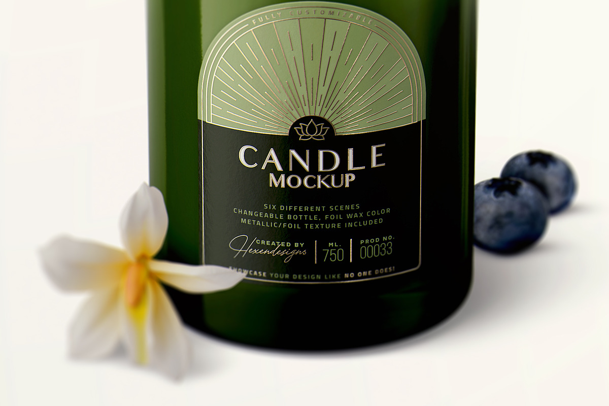 CANDLE MOCKUP, a Packaging Mockup by HexenDesigns (Photo 4 of 8)