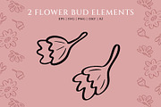 Linocut Daisies Clipart & Patterns, an Object Graphic by Ashley Katrina (Thumbnail 4 of 8)