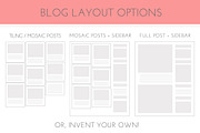 Chickaboom Feminine Wordpress Theme, a WordPress Template by angiemakeswebsites (Thumbnail 5 of 5)