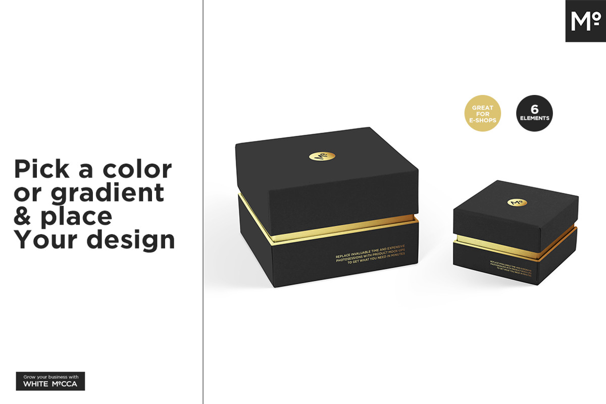 Jewelry Box Sets Mock-up, a Packaging Mockup by BlackMocca (Photo 4 of 36)