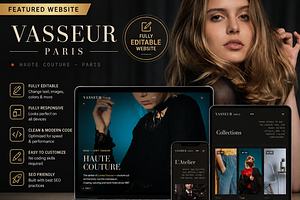 Vasseur Paris Fashion Template