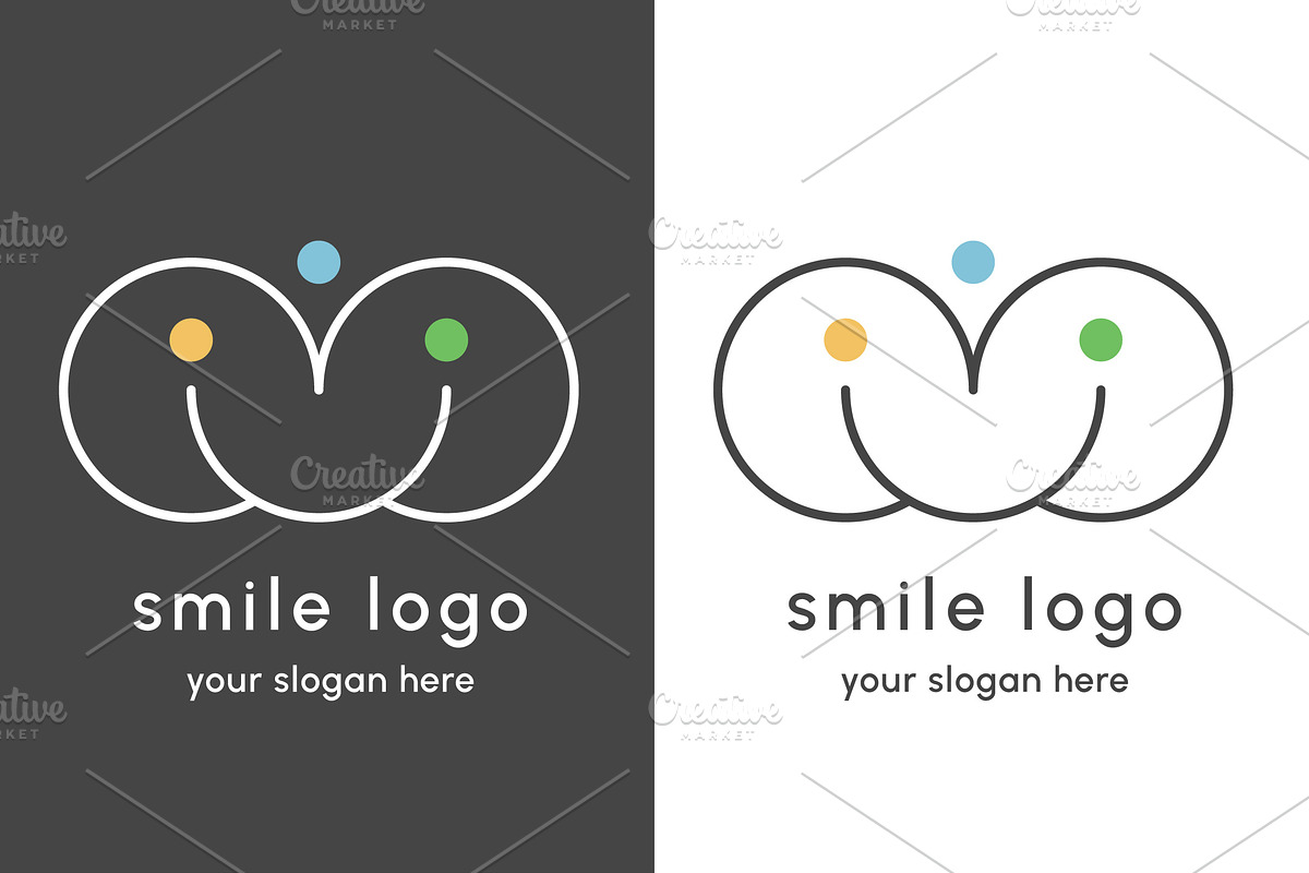 Letter M Smile Logo Design Icon, a Branding & Logo Template by Morvana Crew