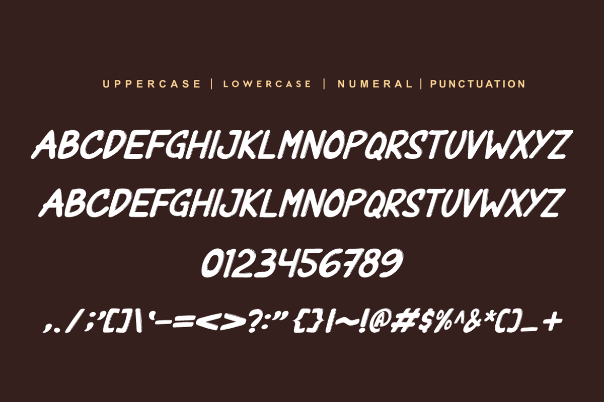 Gundule, a Handwritten Font by QR Design Studio (Photo 7 of 8)