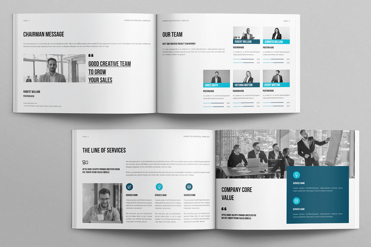 Marketing Proposal Landscape, a Brochure Template by E-Type (Photo 3 of 7)