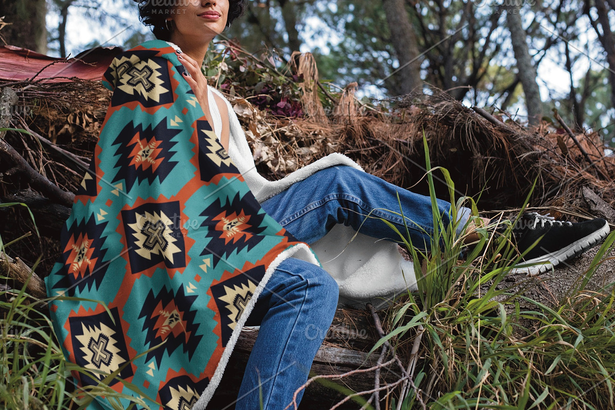 Desert Southwestern Aztec Pattern, a Pattern Graphic by PPEthnicDecorPattern (Photo 3 of 10)