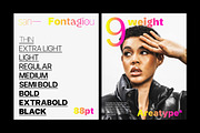 Fontagiou | SALE 60% Off, a Sans Serif Font by Areatype (Thumbnail 9 of 11)