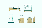Pilates Equipment, an Object Illustration by Deemak Daksina (Thumbnail 3 of 3)